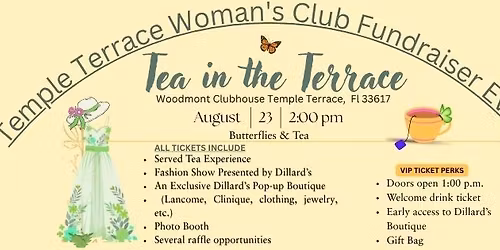 Tea in the Terrace - Butterflies & Tea 