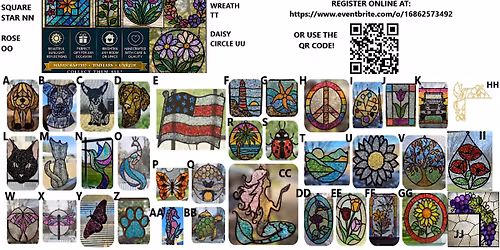 Crushed Glass Suncatchers at Revere Brewery