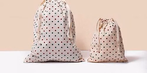 Sew a Reusable Drawstring Gift Bag: For Adults