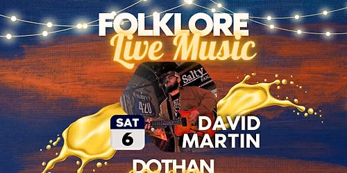 Live Music Saturday Night from David Martin at Folklore