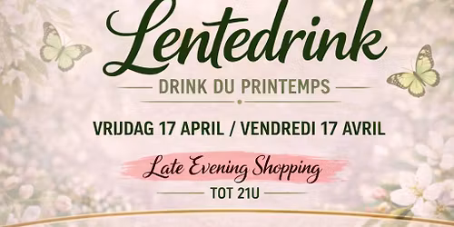 " Late evening shopping. & Lente drink - Apero du printers " "