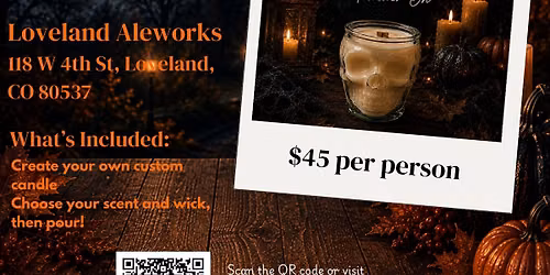 Halloween Candle Pouring Party - Loveland Aleworks
