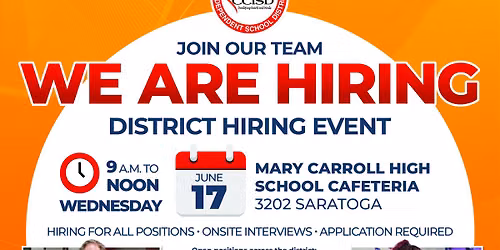 Corpus Christi ISD Hiring Event - June 17