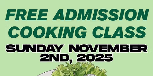 Free Admission Cooking Class at the Renton Library!