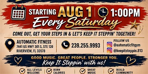 Keep It Steppin' Line Dance Fitness!