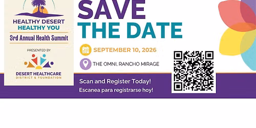 3rd Annual Healthy Desert Healthy You Health Summit