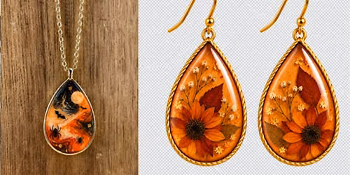 Create your own spooktacular Halloween UV resin jewelry