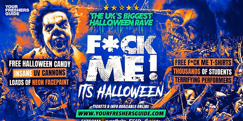 F*CK ME It's Halloween | Bath Freshers 2025 - Sign Up NOW!