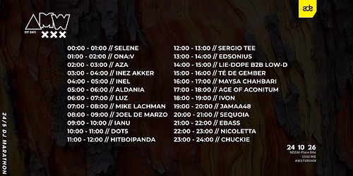 AMW ADE 24\/5 DJ Marathon 2026 (DAY 4)
