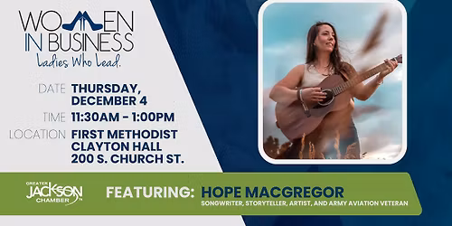 December 2025 - Women in Business - Hope MacGregor