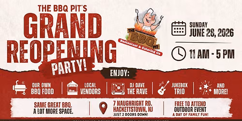 The BBQ Pit\u2019s Grand Reopening Party