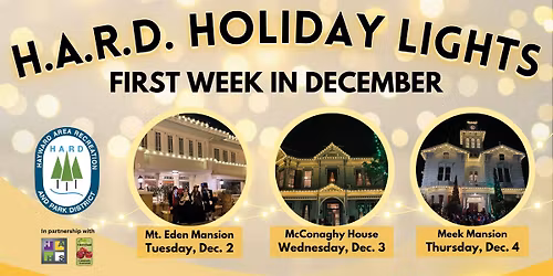 Holiday Mansion Lighting with H.A.R.D. - McConaghy House (Kennedy Park Lawn)