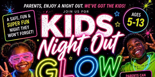 Kids Night Out Glow Party