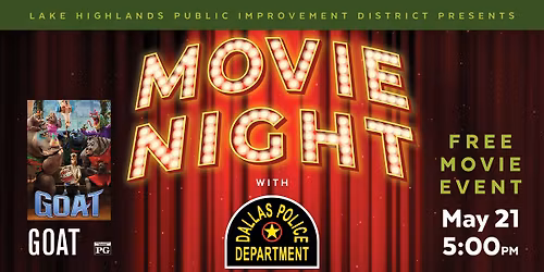 Movie Night with DPD Featuring \u201cGOAT\u201d