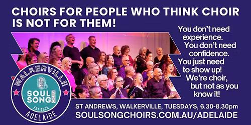 Pop Choir Rehearsal Adelaide - Walkerville