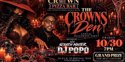 The Crowns Den  Annual Halloween Party at Crown Pizza Bar