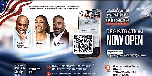 DALLAS OUTPOURING HEALING AND MIRACLE CONFERENCE