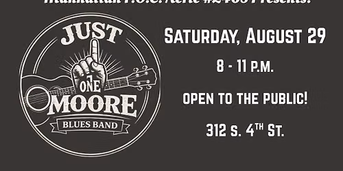 Just1Moore, live at the Eagles!