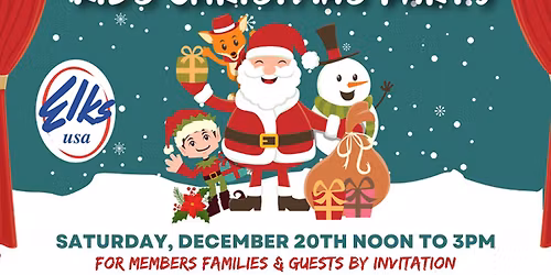 Children's Christmas Party - SAVE THE DATE