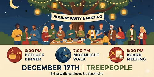 BABC's 2025 Holiday Potluck at TreePeople!