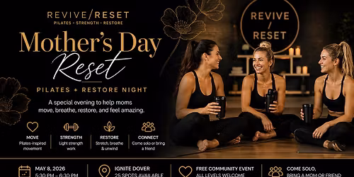 Mother\u2019s Day Reset: Reset + Restore Night