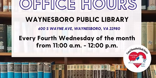 Free REVIVE! Office Hours at the Waynesboro Public Library