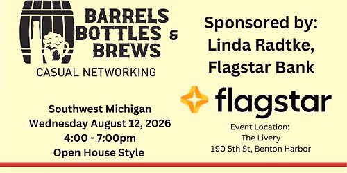 Barrels Bottles & Brews - SWMI In Person Networking event August 2026