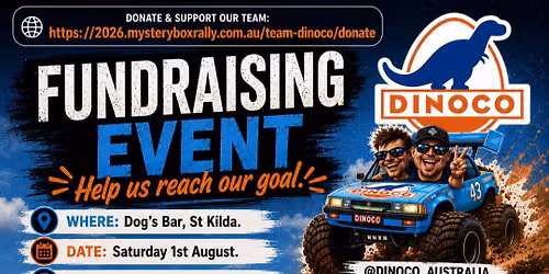 Rally Fundraiser - Team DINOCO #43