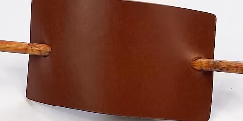 Leather Hair Barrette
