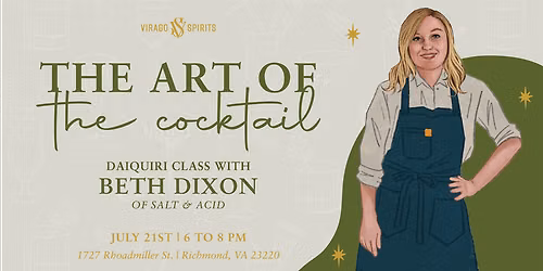 The Art Of The Cocktail  Tastings & Recipe Demonstrations