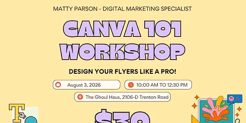 Canva 101 Workshop: Design Like a Pro!