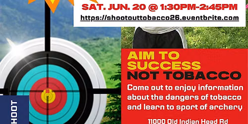 Aim for Success Not Tobacco Archery Event (SoMD Residents Only)