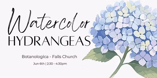 Watercolor Workshop - Hydrangeas