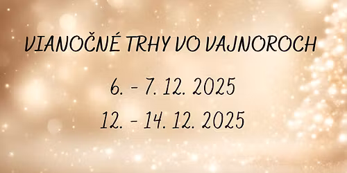 Viano\u010dn\u00e9 trhy vo Vajnoroh 