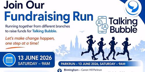 Talking Bubble Fundraising Run \u2013 Hull (5K Parkrun)