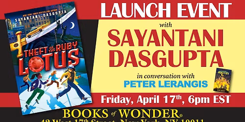 Launch Event | Theft of the Ruby Lotus by SAYANTANI DASGUPTA