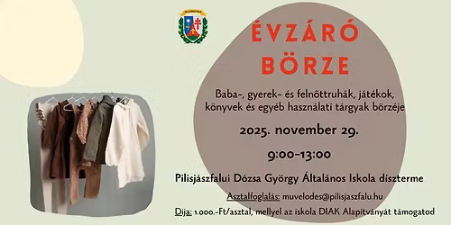 \u00c9vz\u00e1r\u00f3 b\u00f6rze