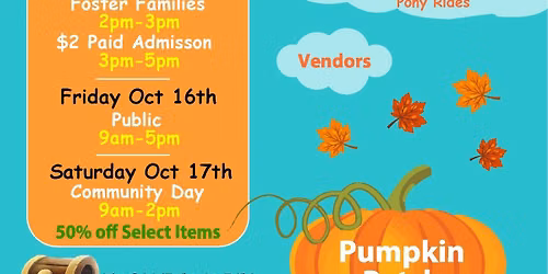 \ud83c\udf41Tiny Treasures Consignment Event & Pumpkin Patch \ud83c\udf41