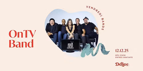 Vendredi Bands - OnTV Band | Soirée pop | 12 décembre 2025