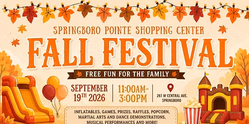 Springboro Pointe Fall Festival 2026