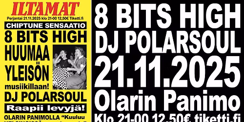 8 Bits High, DJ Polarsoul @ Olarin Panimo, Helsinki