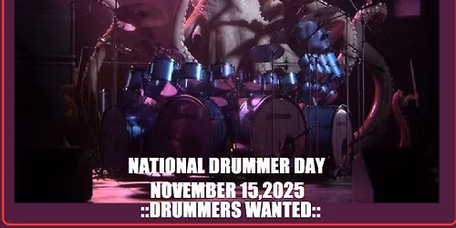 \ud83e\udd41 NATIONAL DRUMMER DAY