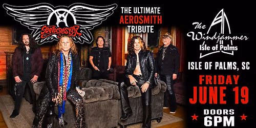 PANDORA'S BOX - THE ULTIMATE AEROSMITH TRIBUTE - on the N\u00dcTRL Beach Stage | FRI JUNE 19 | DOORS 6PM