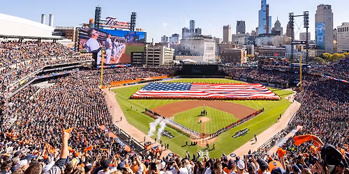 Parking Los Angeles Angels at Detroit Tigers