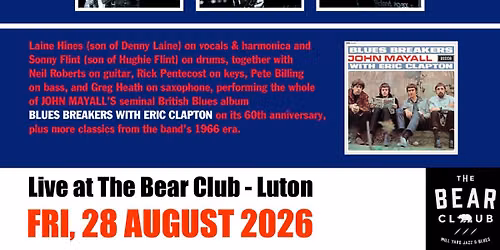 Live in Luton - The Bear Club