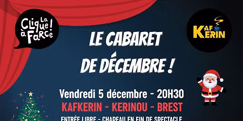 Le cabaret de d\u00e9cembre de la Clique au Kafkerin ! \ud83c\udf84