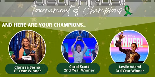 4th Annual Celebrity Jeopardy - Tournament of Champions