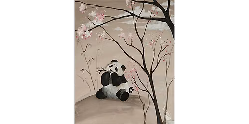 Adorable Panda - Paint and Sip in Houston | Classpop!\u2122