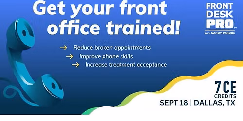 Front Desk Pro Seminar in Dallas