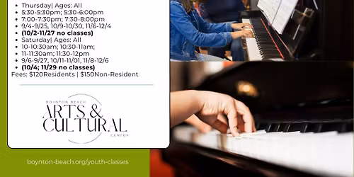 Individual Piano Lessons